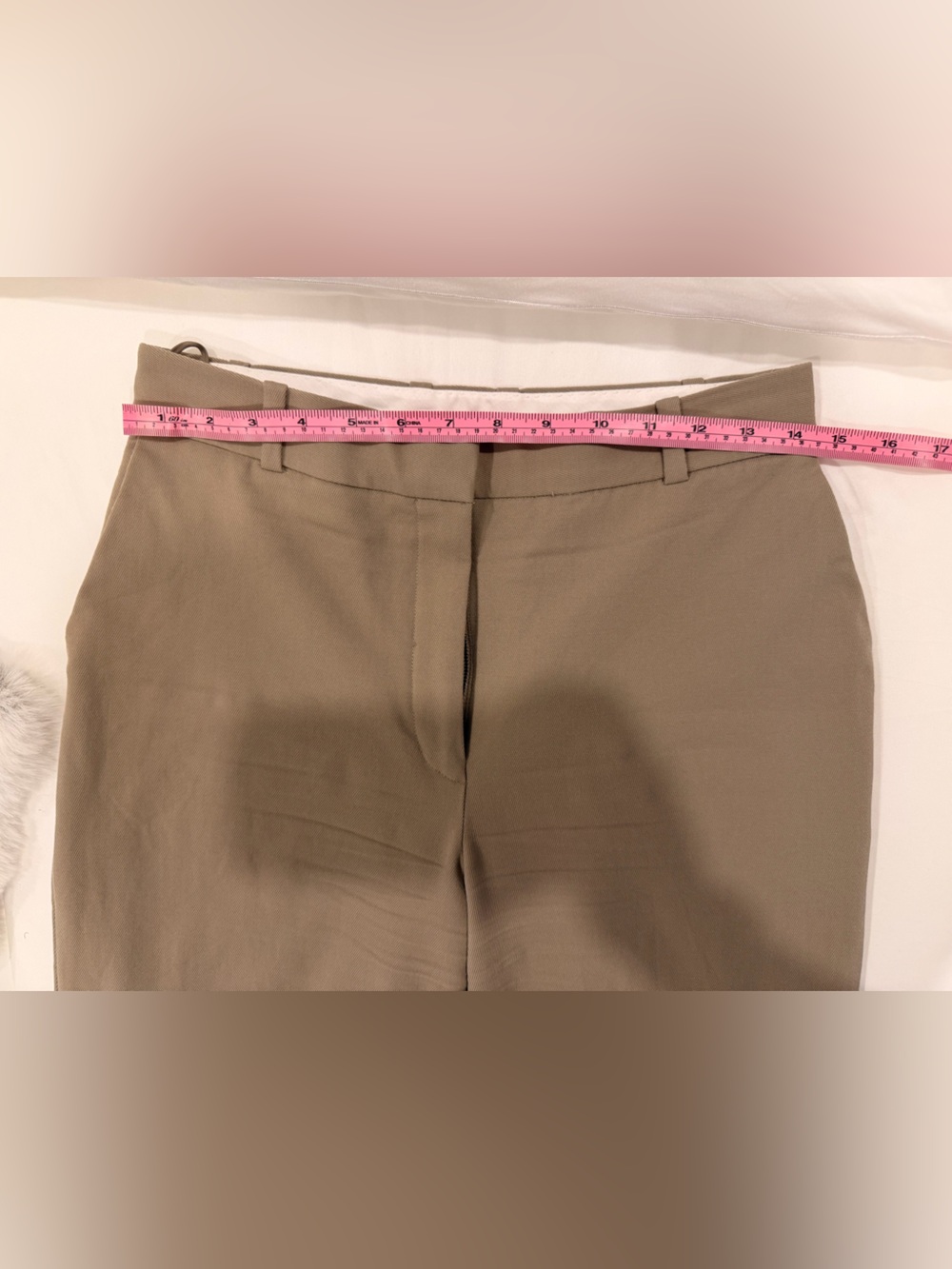 Babaton Cream and Taupe Trousers - Picture 2 of 7